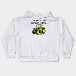 Best tractor dad Kids Hoodie